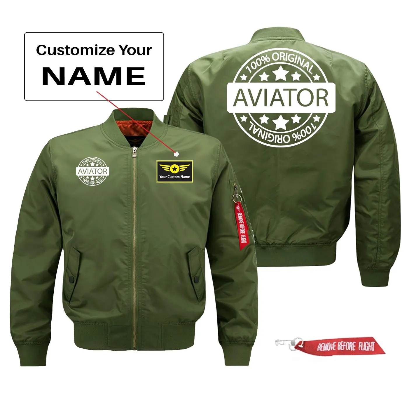 0 Original Aviator Designed Pilot Jackets (Customizable)