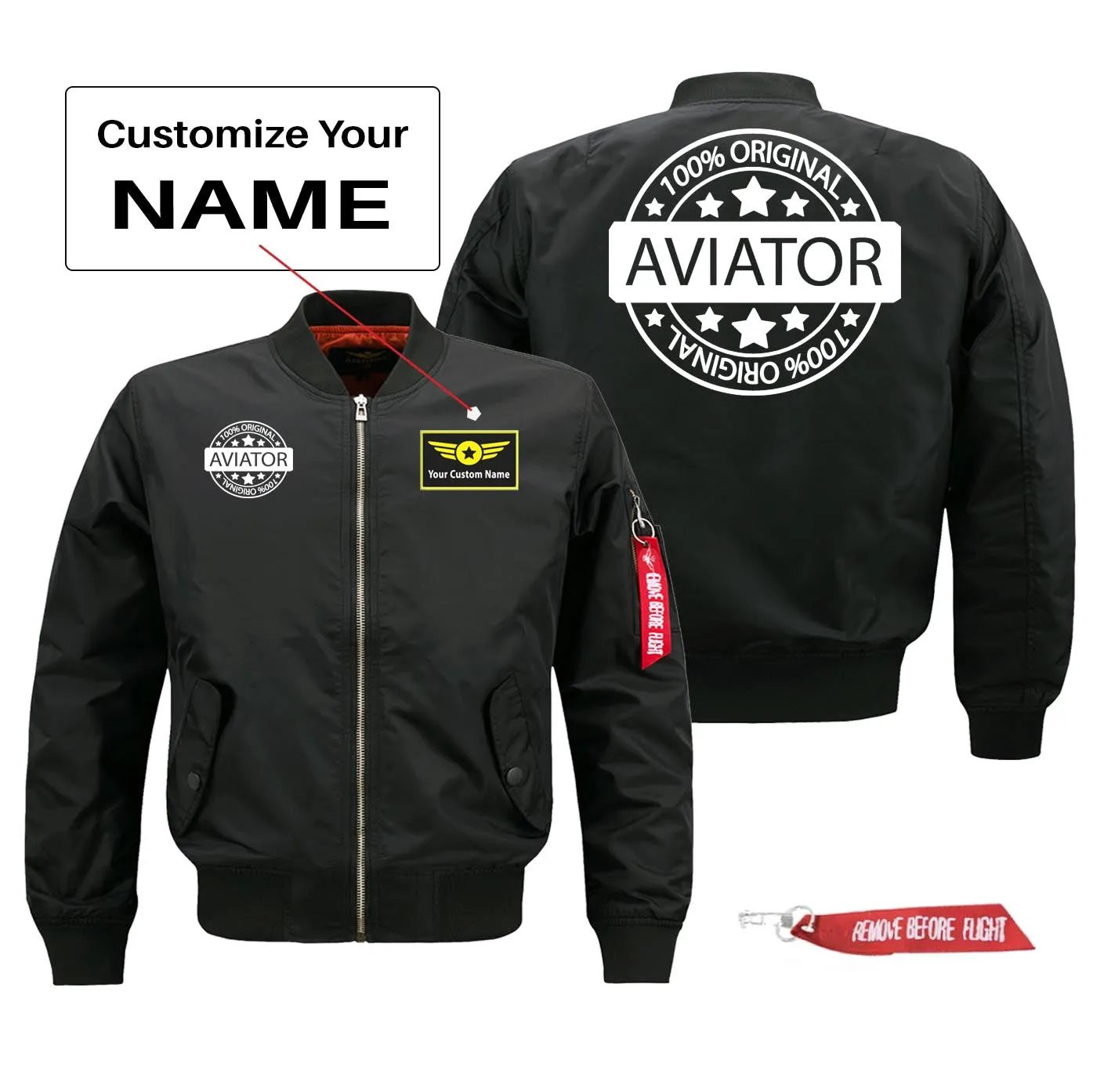 0 Original Aviator Designed Pilot Jackets (Customizable)