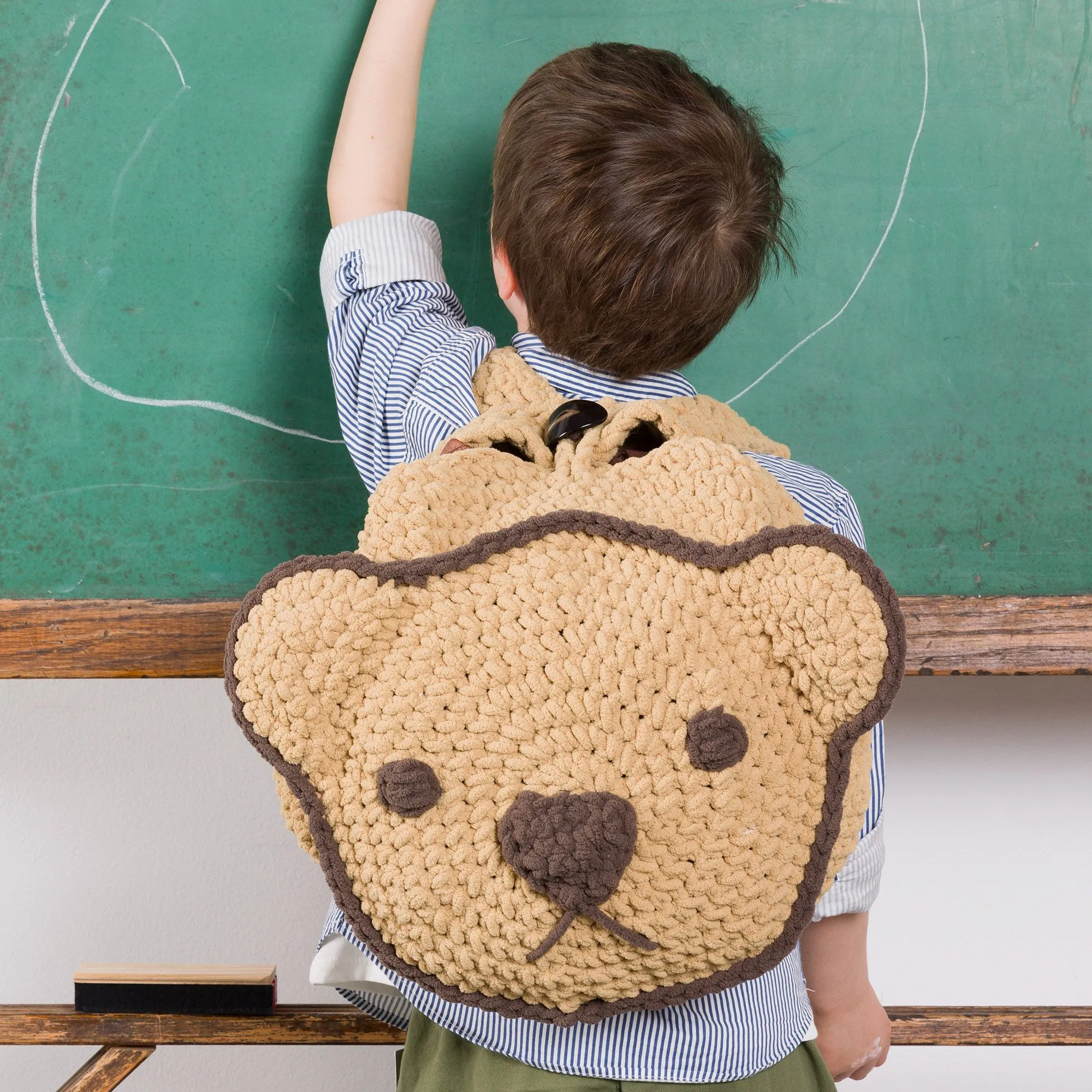 Bernat Crochet Bear-y Cute Backpack