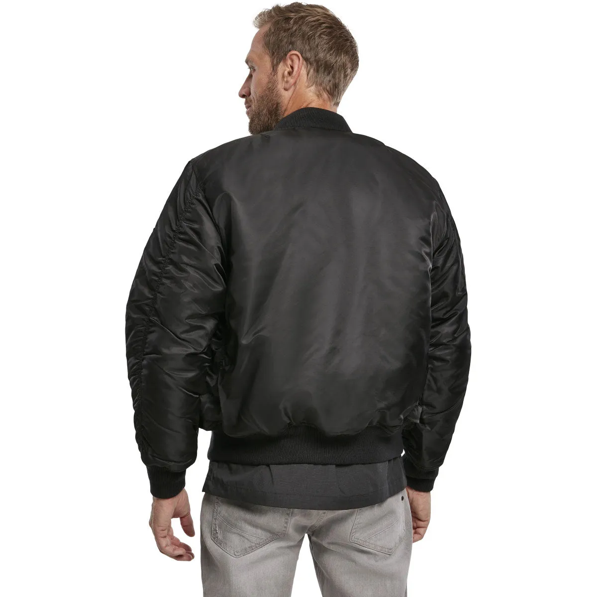 Brandit MA1 Bomber Flight Jacket Black