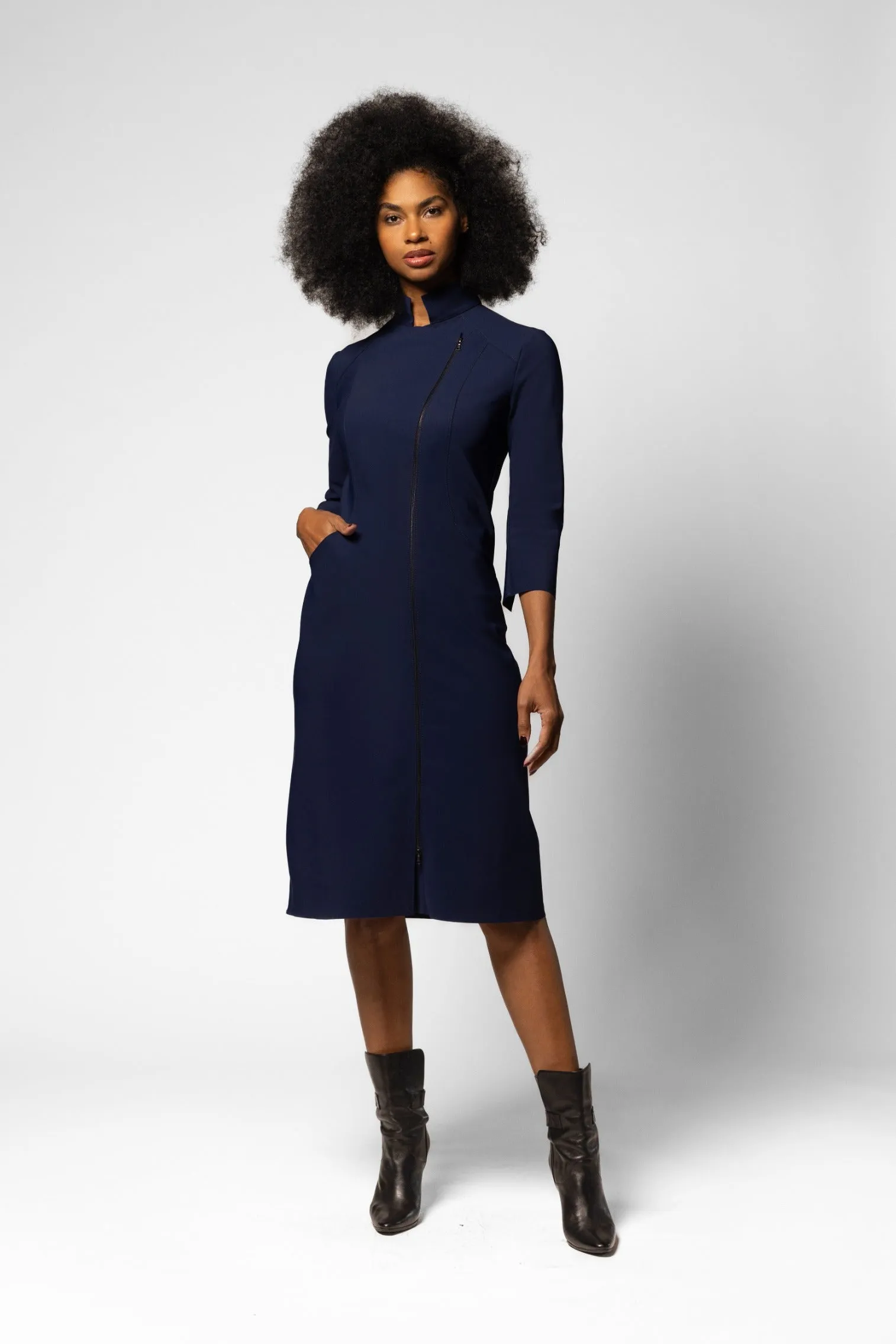 Brosnan Dress - Midnight