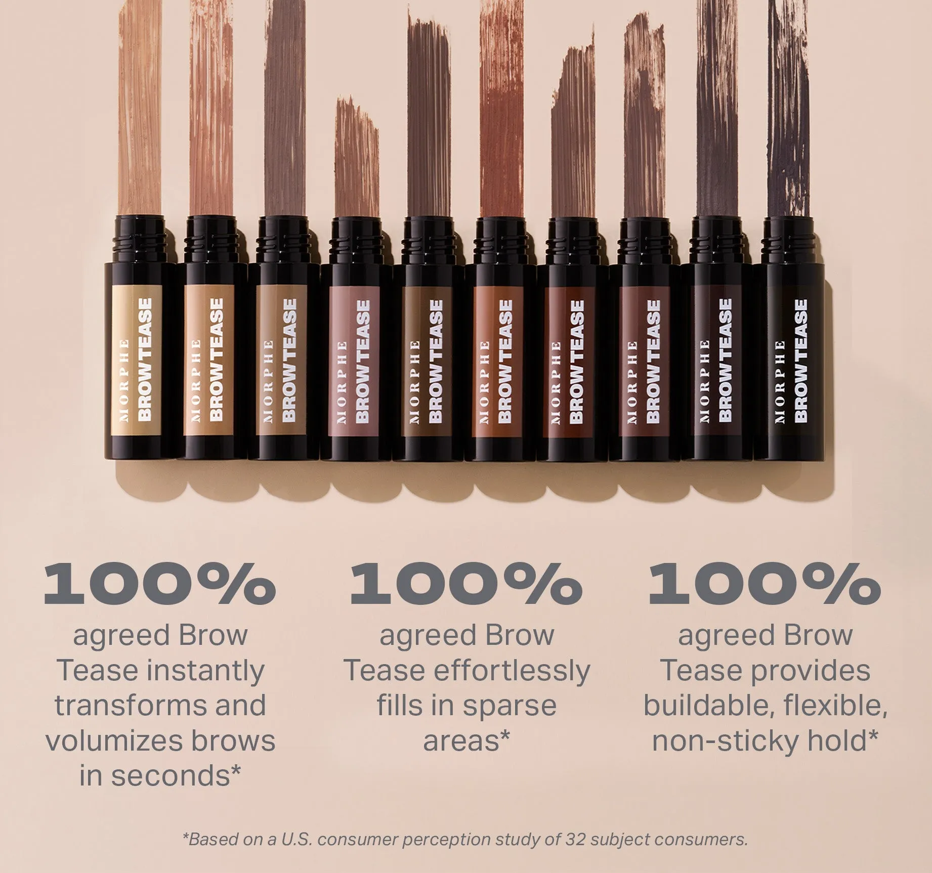 Brow Tease Fiber-Infused Volumizing Mousse - Cold Brew