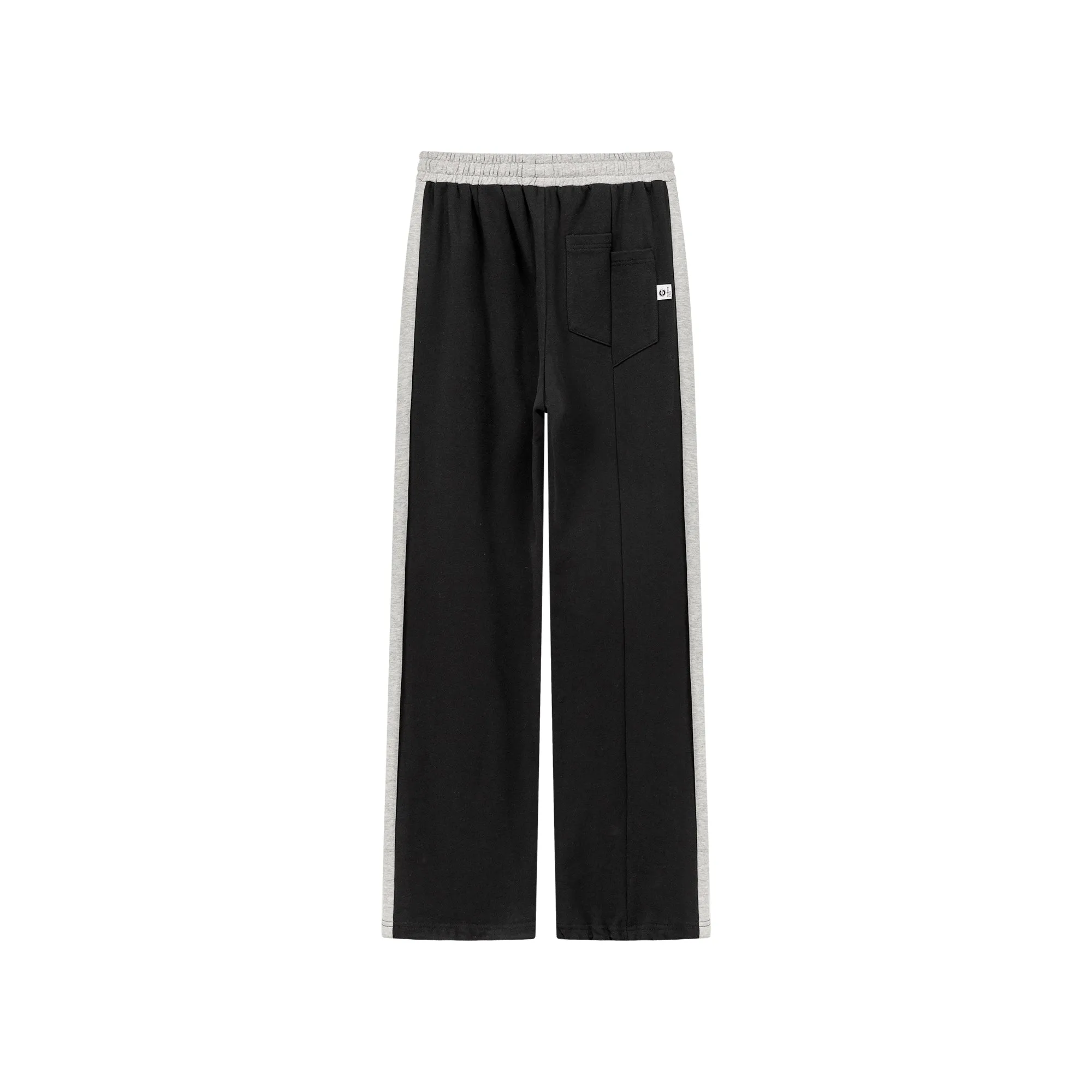 Color Combination Wide Sporty Pants