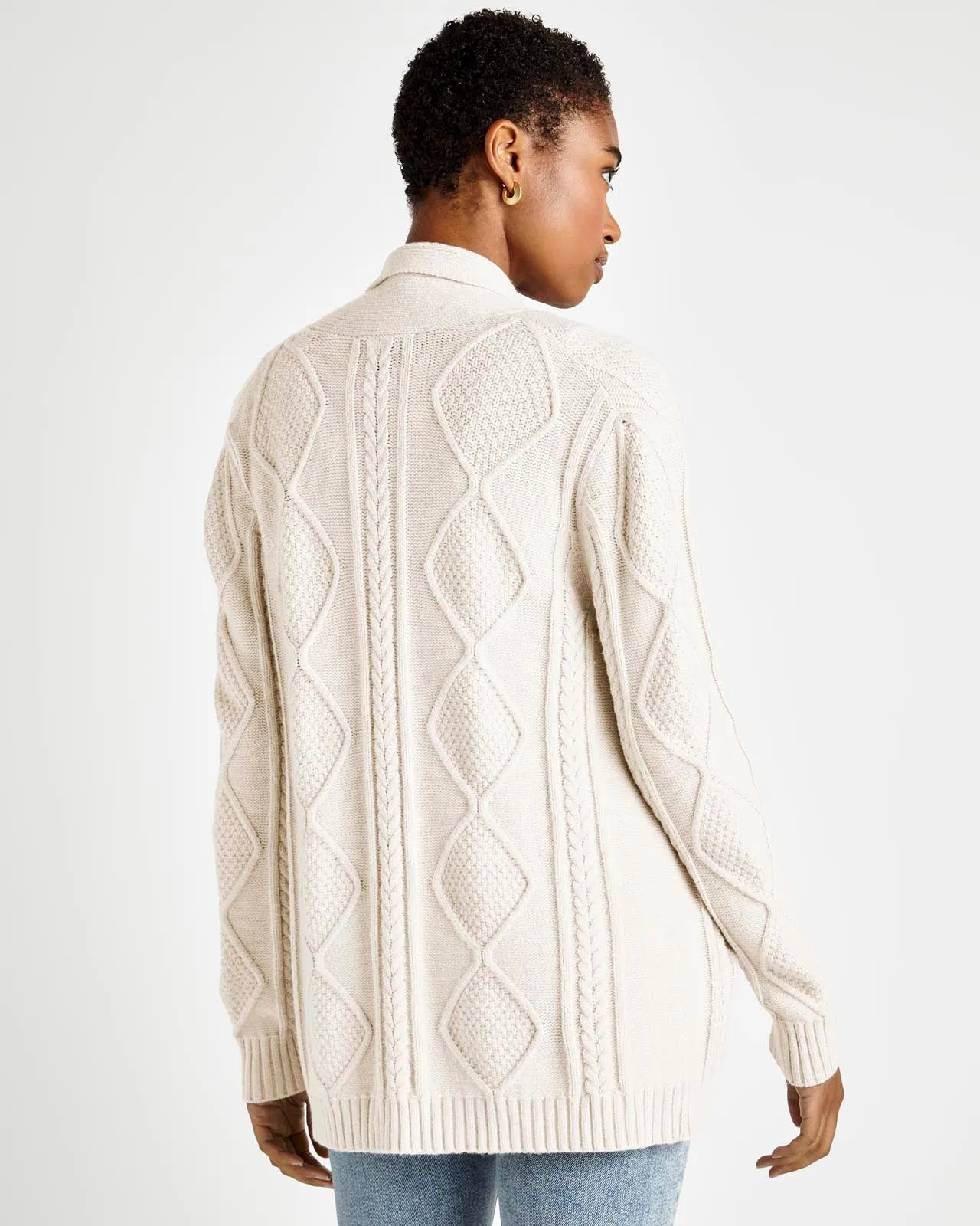 Cora Cable Open Cardigan