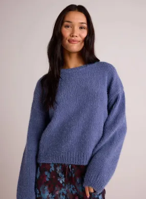 Drop Shoulder Sweater~ Nordic Blue