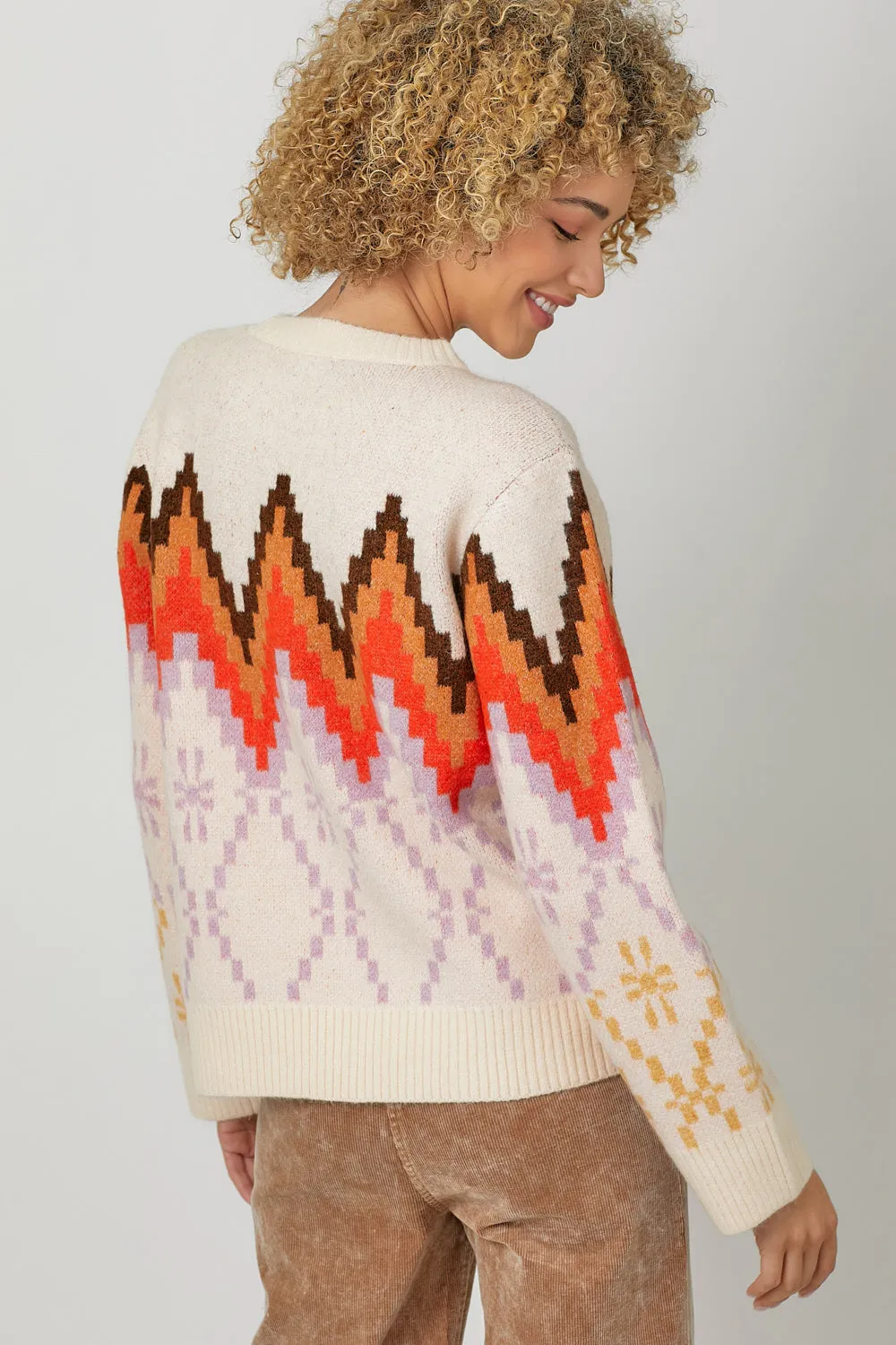 Fair Isle Pullover Sweater