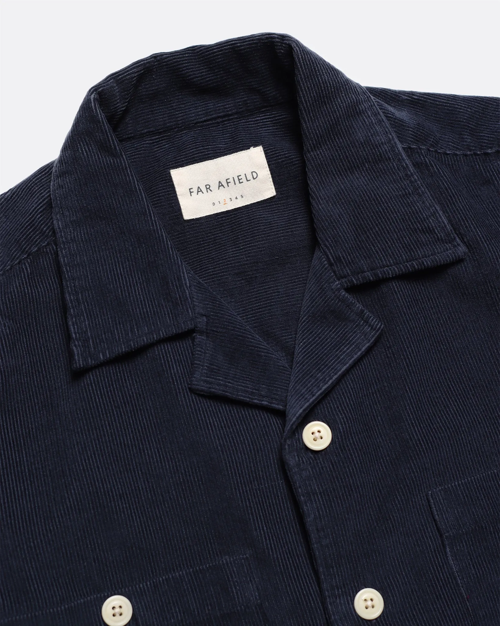 Hiro Shirt - Navy Corduroy