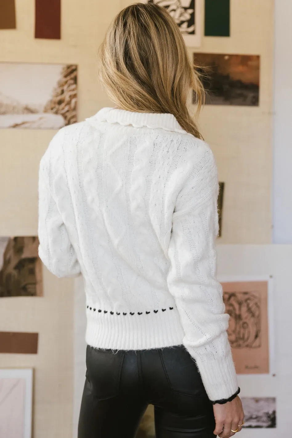 Ivy Cable Knit Sweater - FINAL SALE