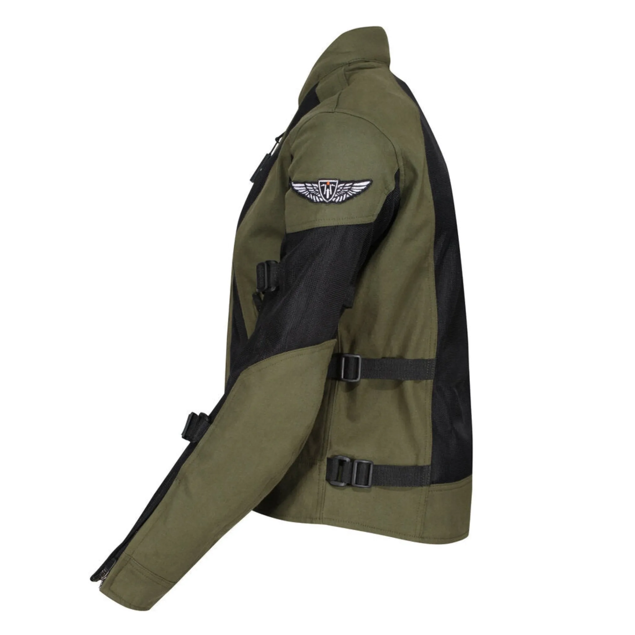 JODIE Motorcycle Summer Jacket - Khaki Green