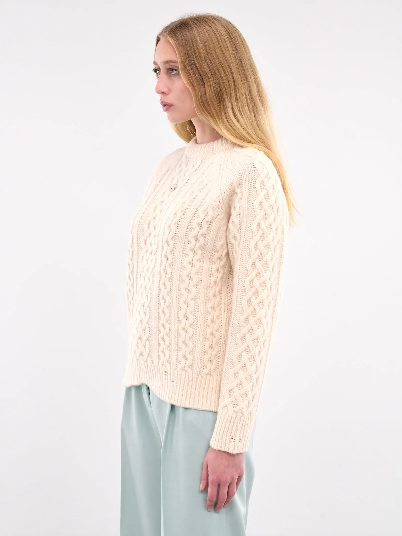 Knitted Sweater (COPML128Y3008-BEIGE)