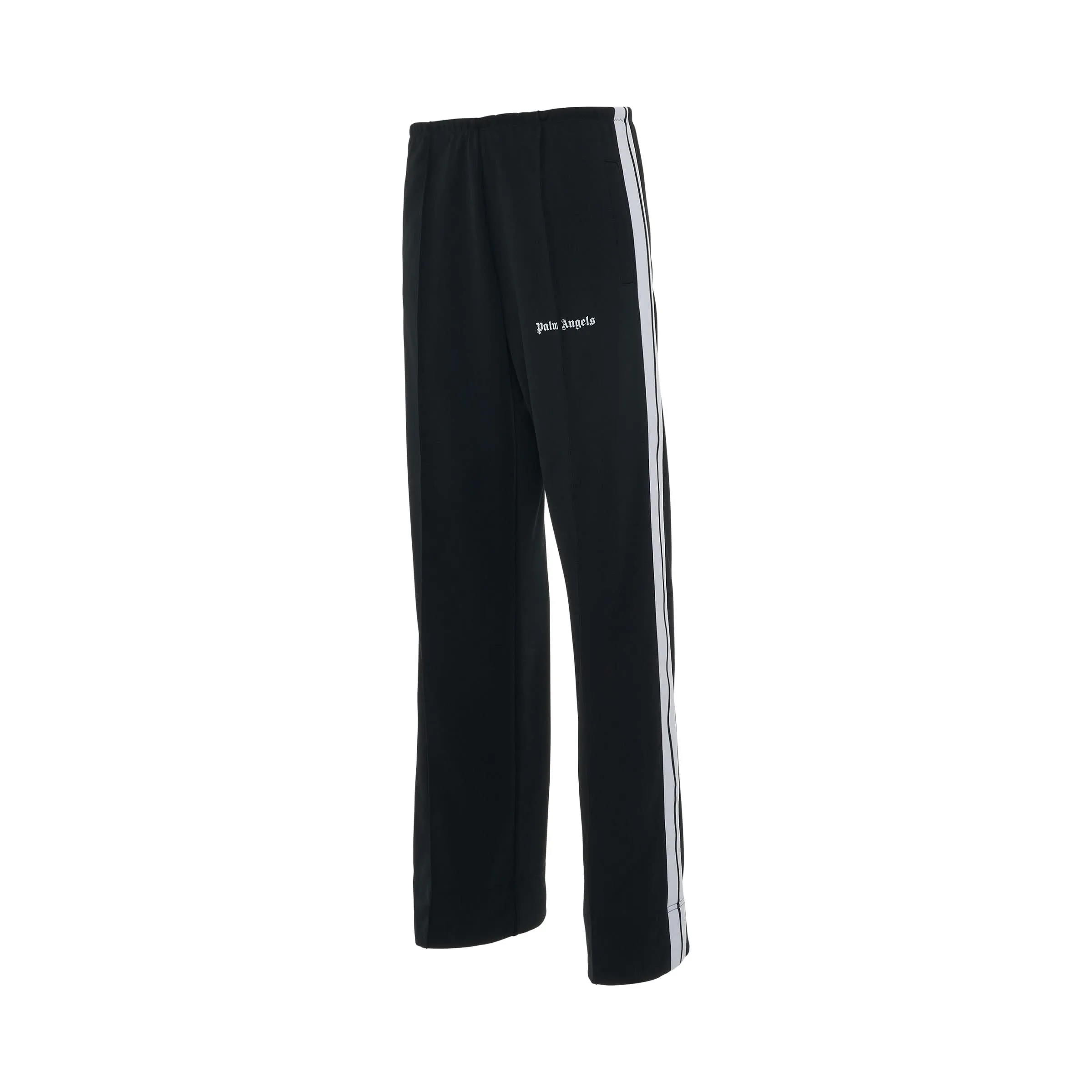 Loose Track Pants in Black/White