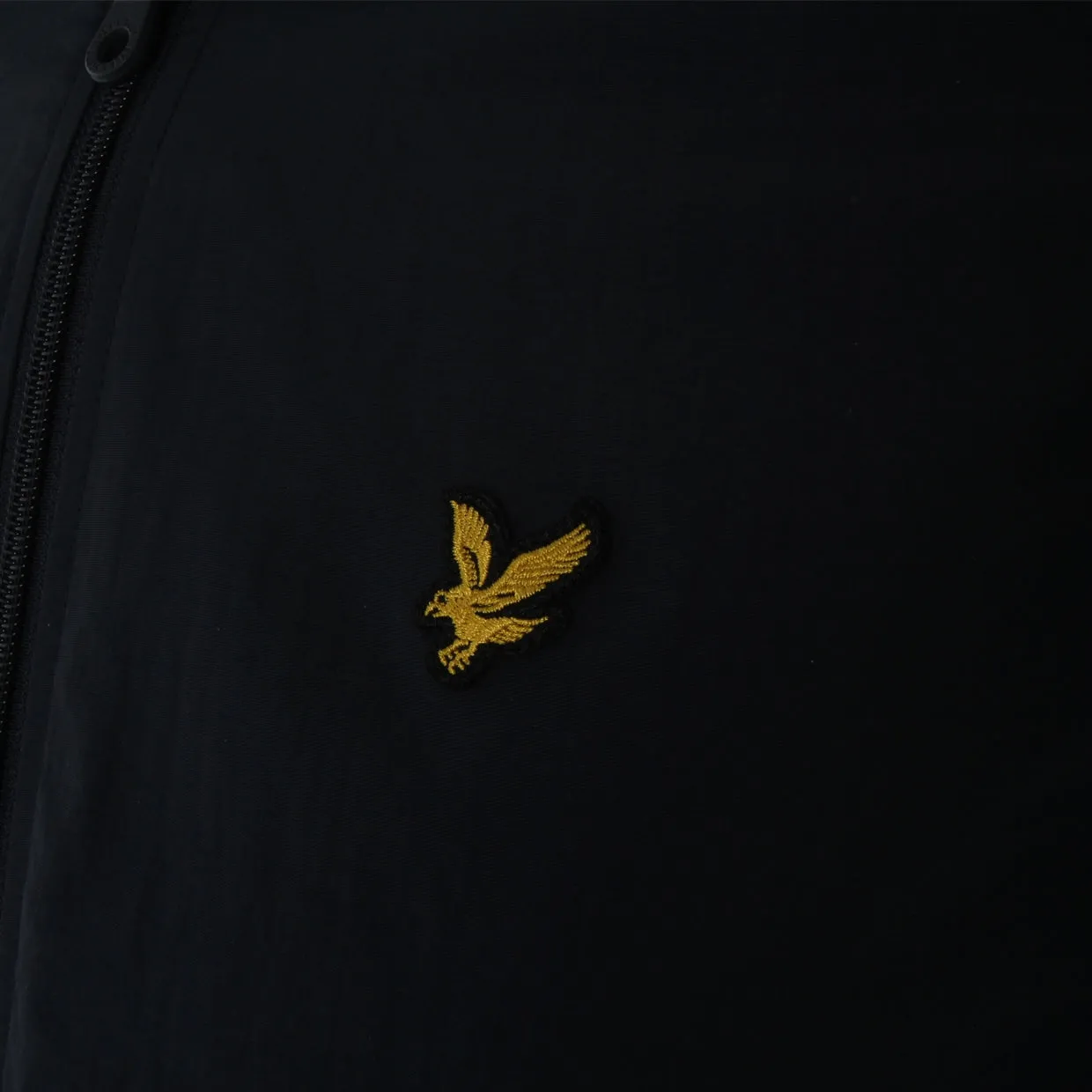 Lyle & Scott Microfleece Zip Through Black Hooded Jacket