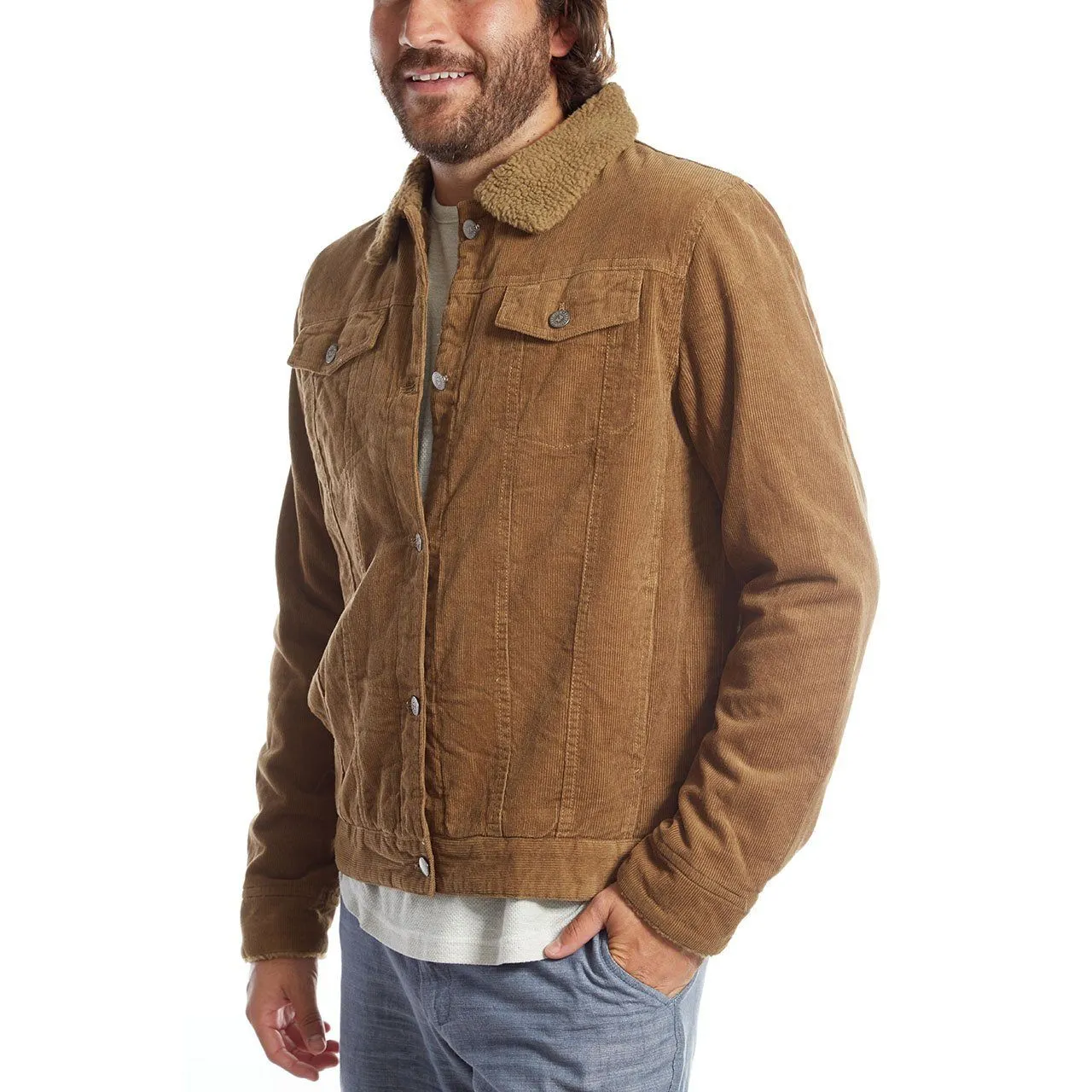 Marlon Corduroy Aviator Jacket