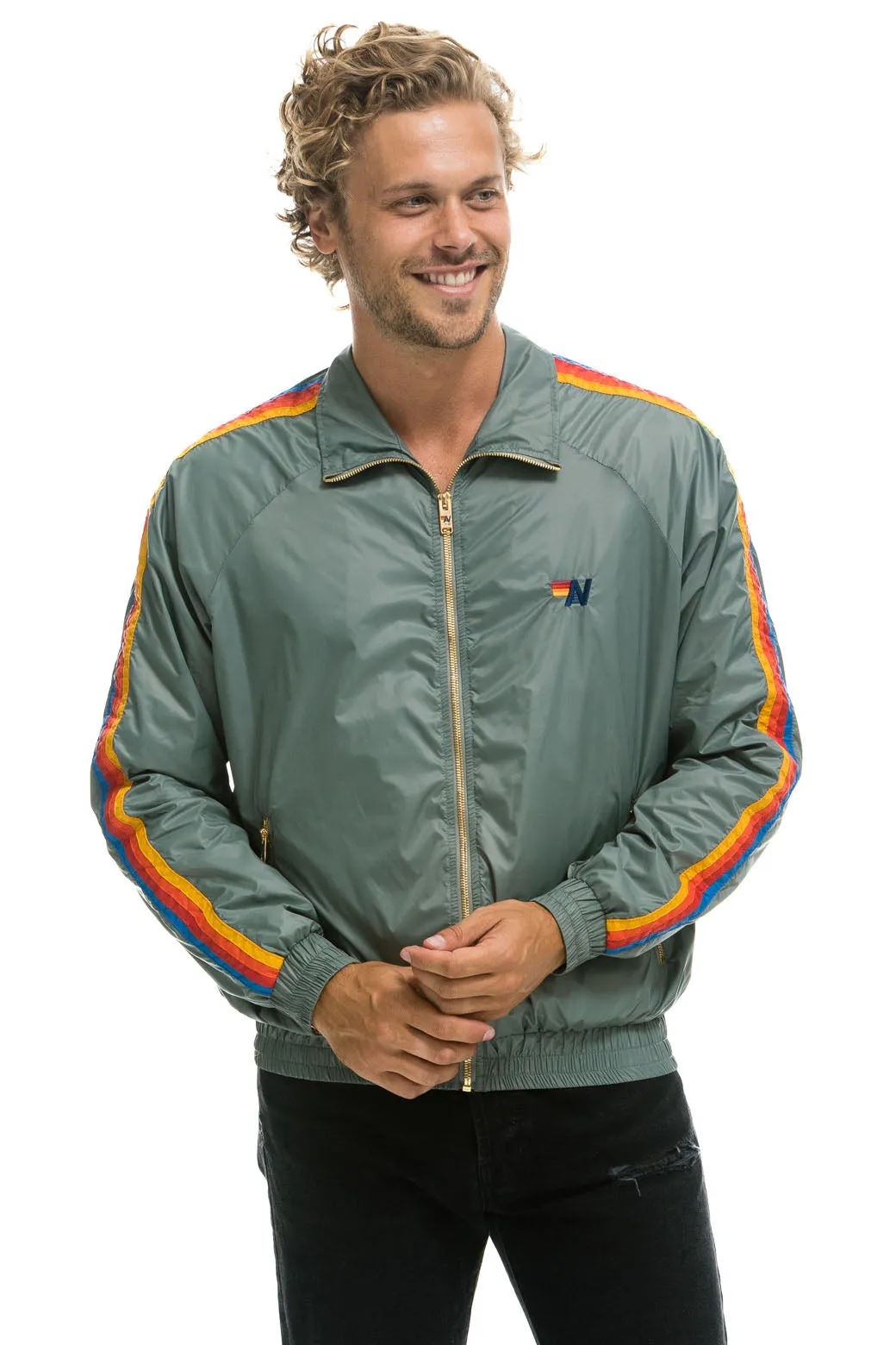 MEN'S 4 STRIPE WINDBREAKER -  SEDONA