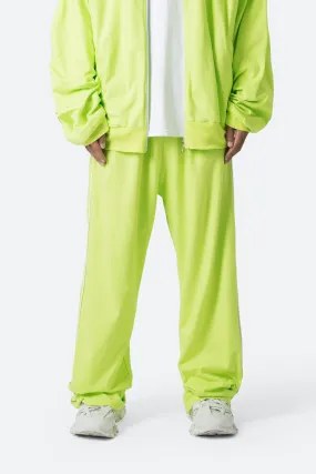 Oversized Jersey Track Pants - Acid Lime