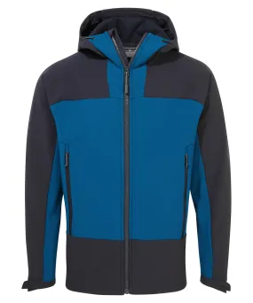 Poseidon Blue/Navy - Expert active hooded softshell