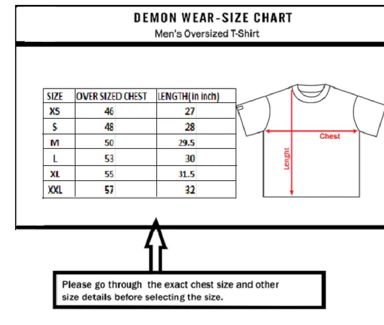 "Demon Verse" Oversized Puff Print Black T-Shirt By DemonWear for Him