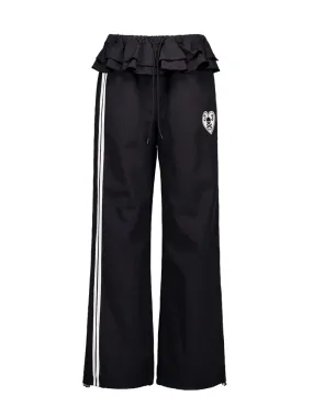 [SETUP EXE] FW 24 FRILL SPORTY PANTS / BLACK