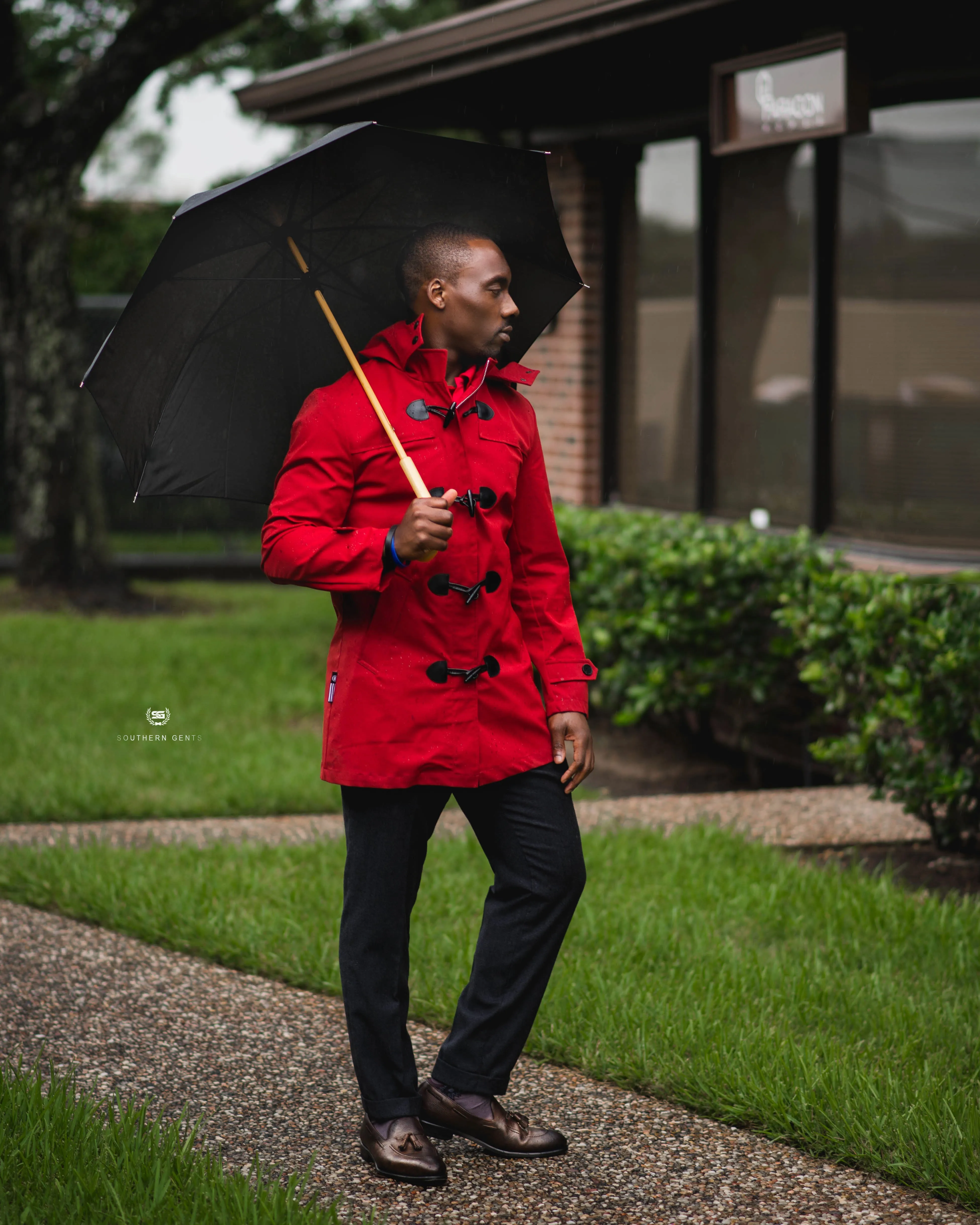 SG Toggle Raincoat - Red