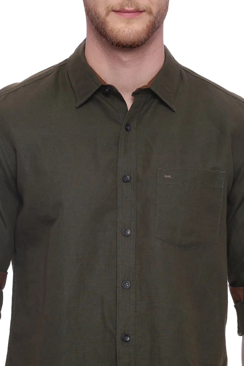 Slim Fit Cotton Linen Shirt