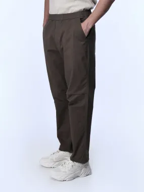 Soft Cotton Relaxed Brown Flexiwaist Pants