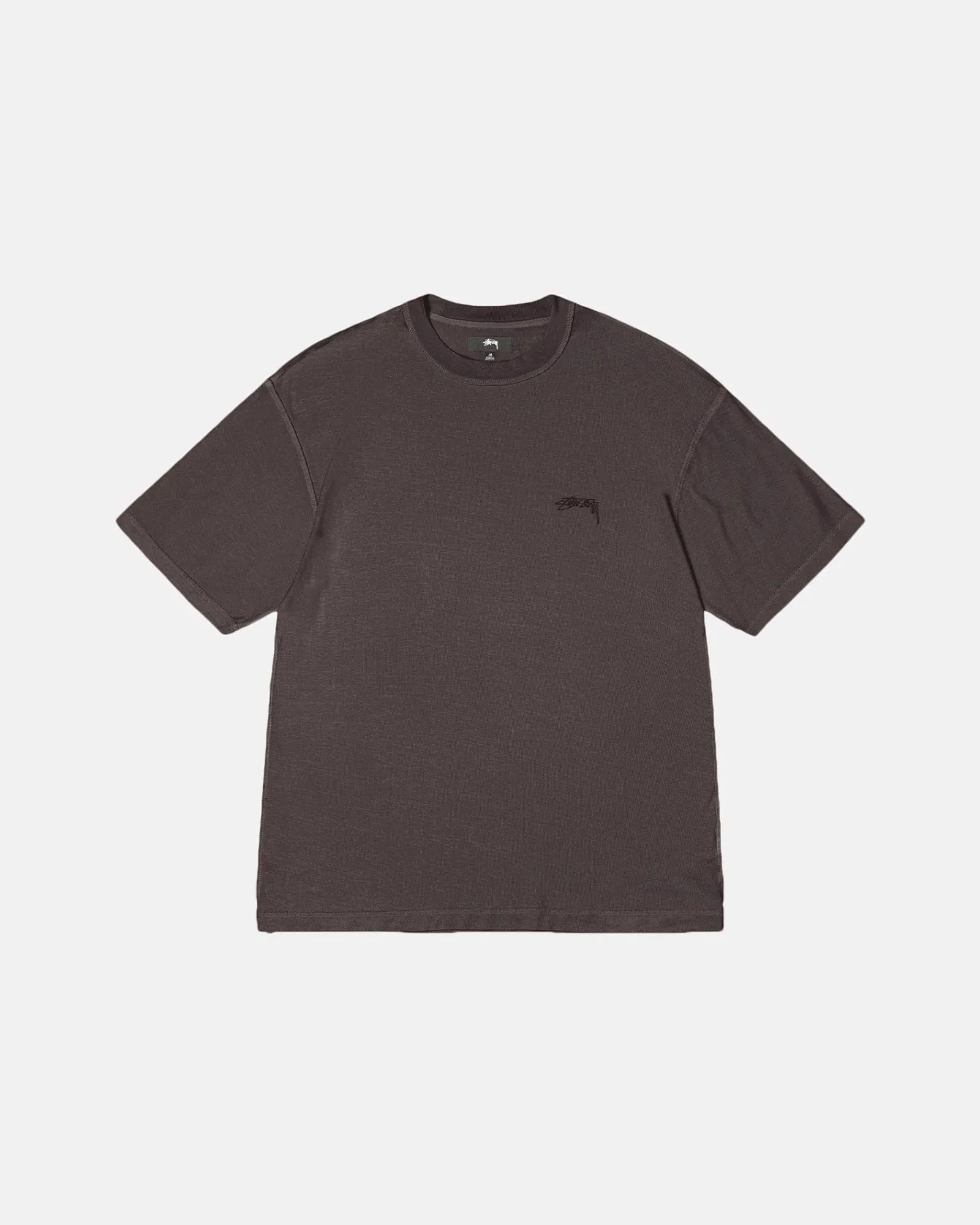 Stüssy Lazy SS Tee: Faded Black