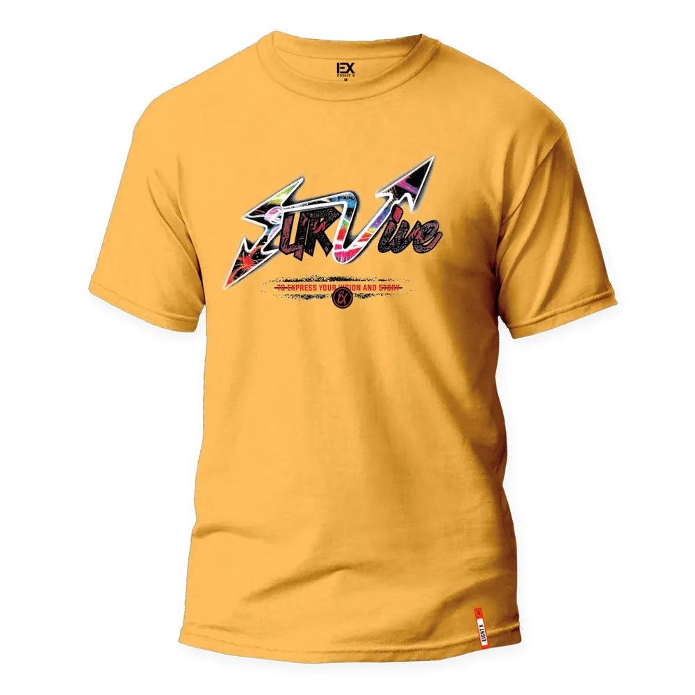 Survive 8X Street T-Shirt - Gold