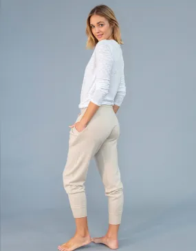 Un-Dyed Relaxed Pants in Sand