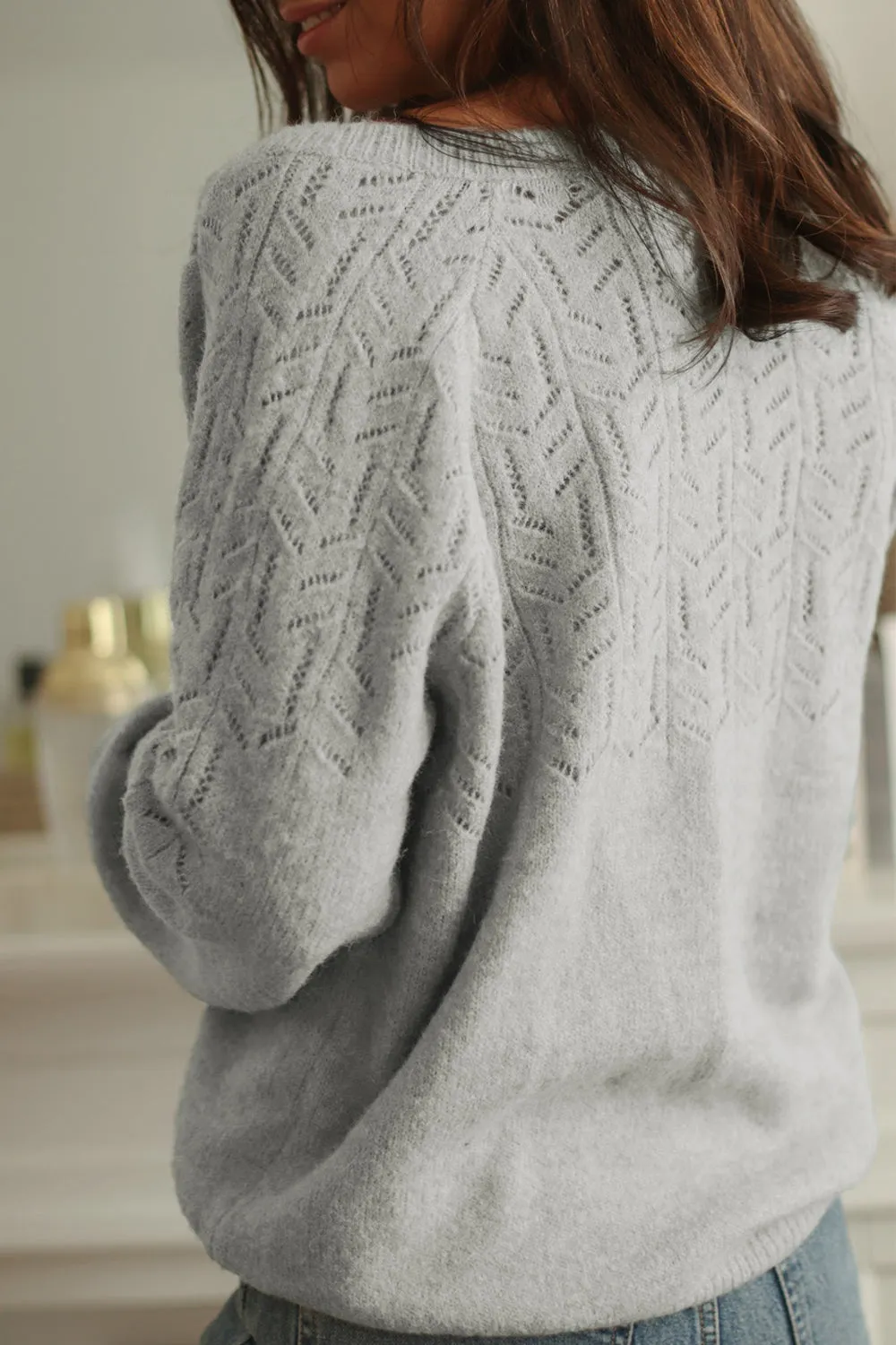 Women's Cozy Knit Sweater Cardigan